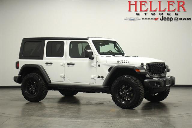 2025 Jeep Wrangler 4-Door Willys 4x4 for sale in Pontiac, IL