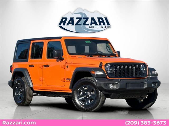 2025 Jeep Wrangler 4-Door Sport 4x4 for sale in Merced, CA
