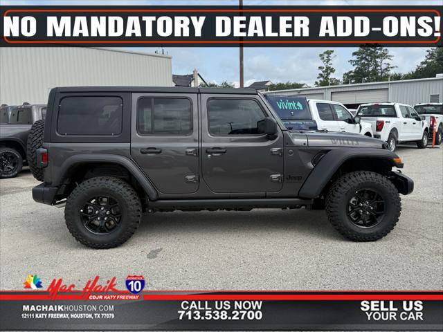 2025 Jeep Wrangler WRANGLER 4-DOOR WILLYS 2025 Jeep Wrangler WRANGLER 4-DOOR WILLYS