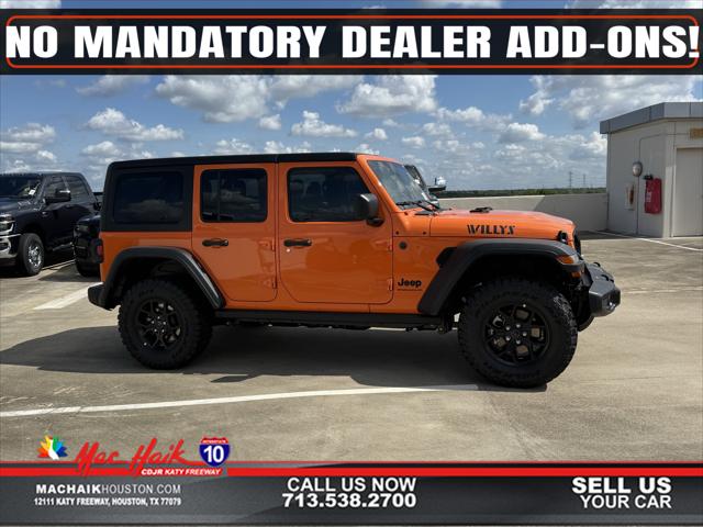 2025 Jeep Wrangler WRANGLER 4-DOOR WILLYS 2025 Jeep Wrangler WRANGLER 4-DOOR WILLYS