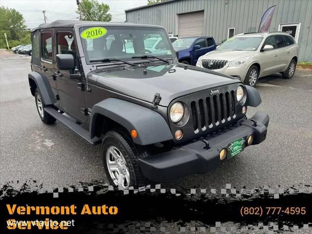 2016 Jeep Wrangler Unlimited Sport for sale in South Burlington, VT