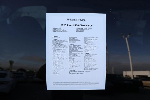 2023 Ram 1500 Classic SLT Crew Cab 4x2 5'7" Box