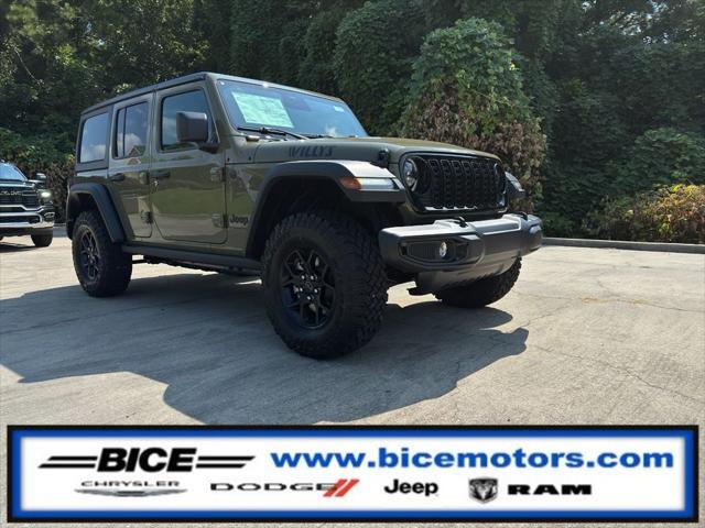 2025 Jeep Wrangler WRANGLER 4-DOOR WILLYS 2025 Jeep Wrangler WRANGLER 4-DOOR WILLYS