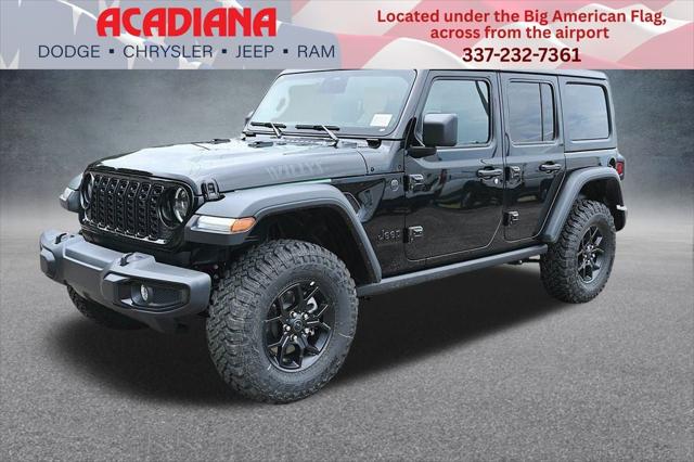 2025 Jeep Wrangler WRANGLER 4-DOOR WILLYS 2025 Jeep Wrangler WRANGLER 4-DOOR WILLYS