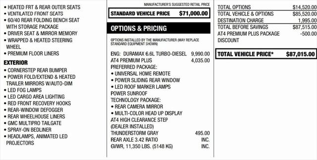 2025 GMC Sierra 2500HD 4WD Crew Cab Standard Bed AT4