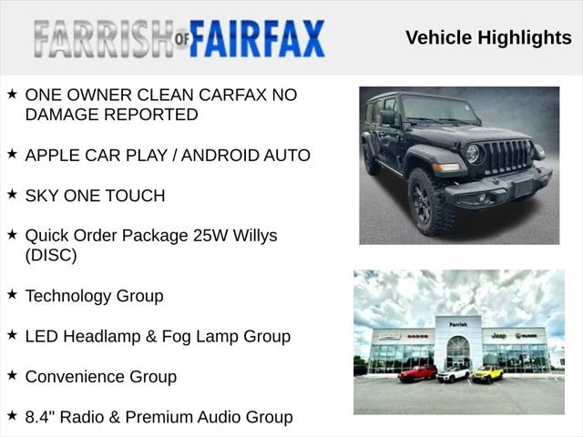 2021 Jeep Wrangler Unlimited Willys 4x4