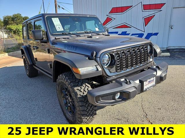 2025 Jeep Wrangler WRANGLER 4-DOOR WILLYS 2025 Jeep Wrangler WRANGLER 4-DOOR WILLYS