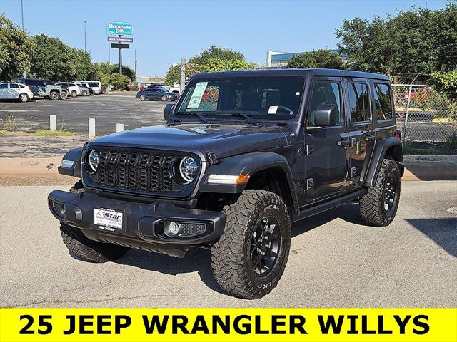 2025 Jeep Wrangler WRANGLER 4-DOOR WILLYS 2025 Jeep Wrangler WRANGLER 4-DOOR WILLYS
