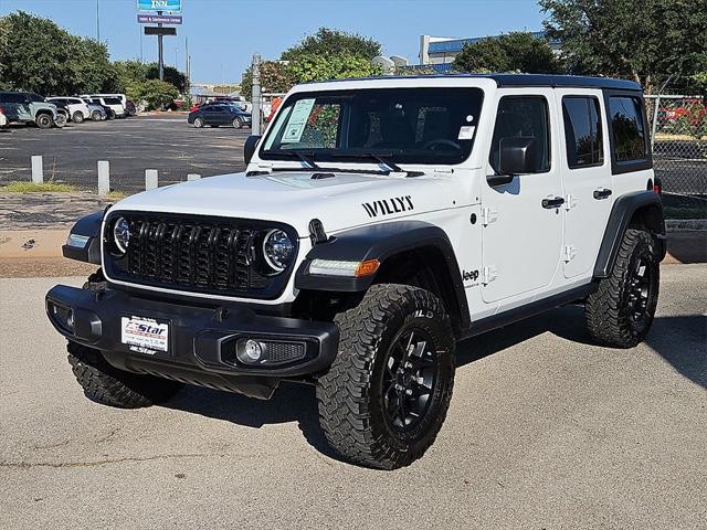 2025 Jeep Wrangler WRANGLER 4-DOOR WILLYS 2025 Jeep Wrangler WRANGLER 4-DOOR WILLYS