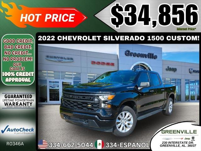 2022 Chevrolet Silverado 1500 4WD Crew Cab Short Bed Custom