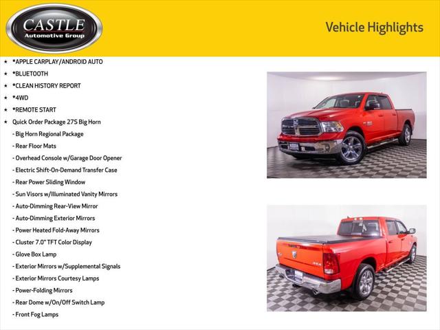2019 RAM 1500 Classic Big Horn Crew Cab 4x4 64 Box