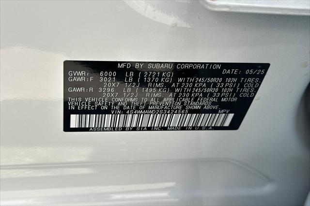 2025 Subaru Ascent Onyx Edition Limited 7-Passenger