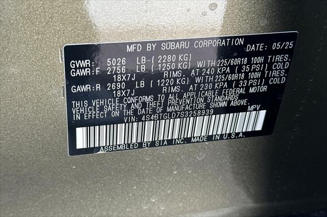 2025 Subaru Outback Onyx Edition XT
