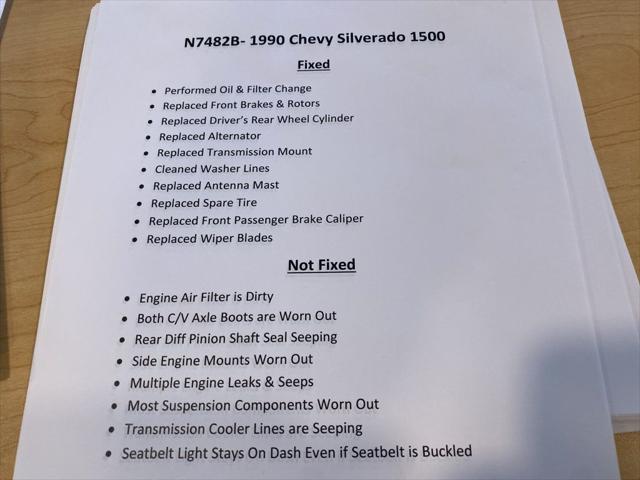 1990 Chevrolet 1500 Silverado