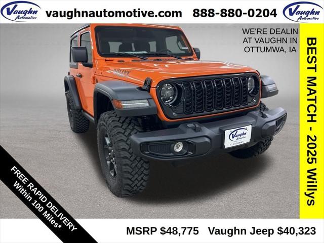 2025 Jeep Wrangler WRANGLER 2-DOOR WILLYS 2025 Jeep Wrangler WRANGLER 2-DOOR WILLYS