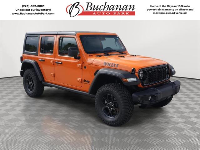 2025 Jeep Wrangler WRANGLER 4-DOOR WILLYS 2025 Jeep Wrangler WRANGLER 4-DOOR WILLYS