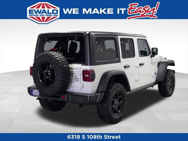 2025 Jeep Wrangler 4xe WRANGLER 4-DOOR WILLYS 4xe
