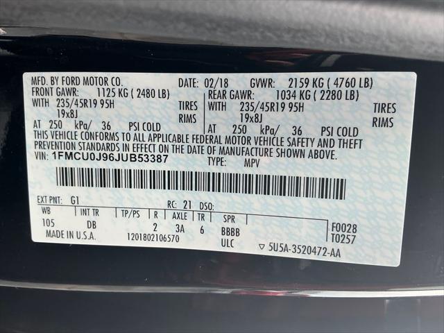 Used 2018 Ford Escape For Sale in Muscle Shoals, AL