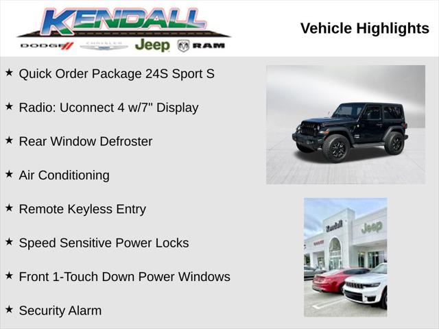2019 Jeep Wrangler Sport S 4x4