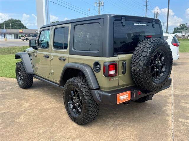 2025 Jeep Wrangler WRANGLER 4-DOOR WILLYS 2025 Jeep Wrangler WRANGLER 4-DOOR WILLYS
