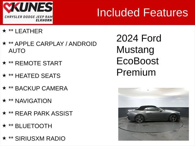 2024 Ford Mustang EcoBoost Premium Convertible