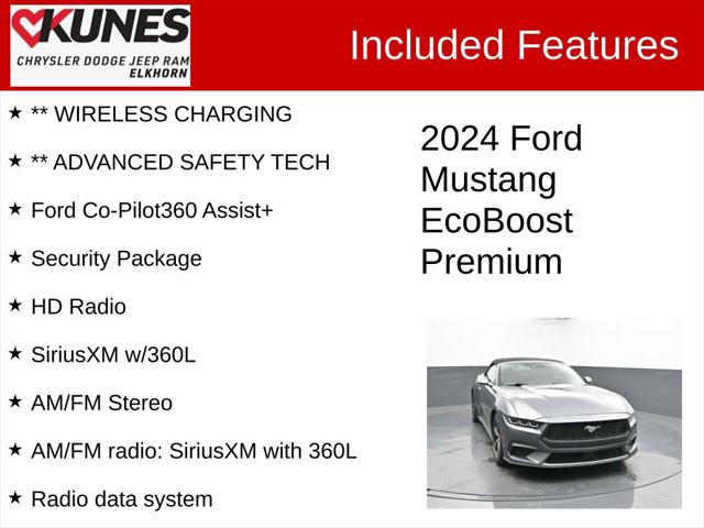 2024 Ford Mustang EcoBoost Premium Convertible 2024 Ford Mustang EcoBoost Premium Convertible