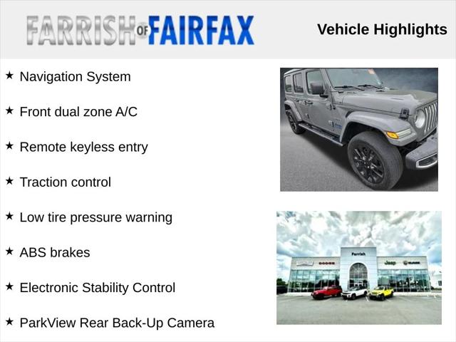 2021 Jeep Wrangler 4xe Unlimited Sahara 4x4