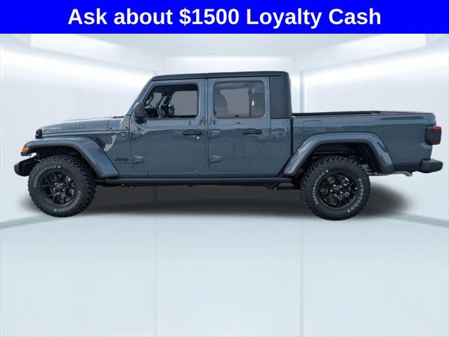2025 Jeep Gladiator GLADIATOR WILLYS 4X4 2025 Jeep Gladiator GLADIATOR WILLYS 4X4