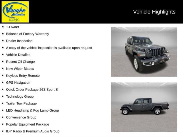 2022 Jeep Gladiator Sport S 4x4