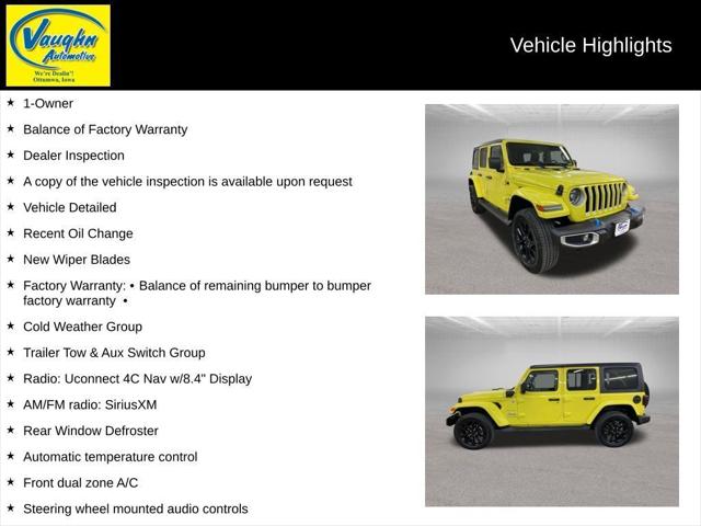 2023 Jeep Wrangler 4xe Sahara 4x4