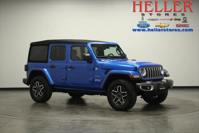 2024 Jeep Wrangler 4-Door Sahara 4x4 for sale in Pontiac, IL