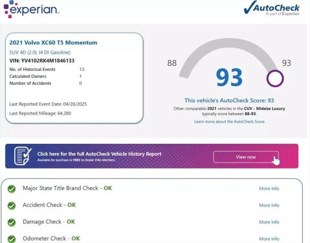 2021 Volvo XC60 T5 Momentum