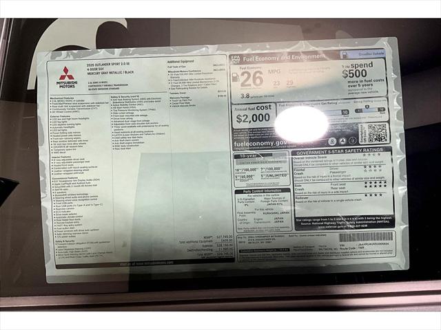 2025 Mitsubishi Outlander Sport 2.0 SE AWC