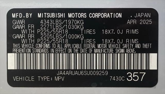 2025 Mitsubishi Outlander Sport 2.0 TRAIL EDITION