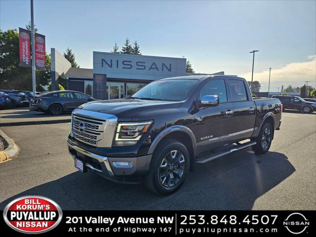 2023 Nissan Titan Crew Cab Platinum Reserve 4x4 for sale in Puyallup, WA