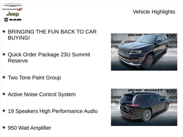 2025 Jeep Grand Cherokee GRAND CHEROKEE L SUMMIT RESERVE 4X4 2025 Jeep Grand Cherokee GRAND CHEROKEE L SUMMIT RESERVE 4X4