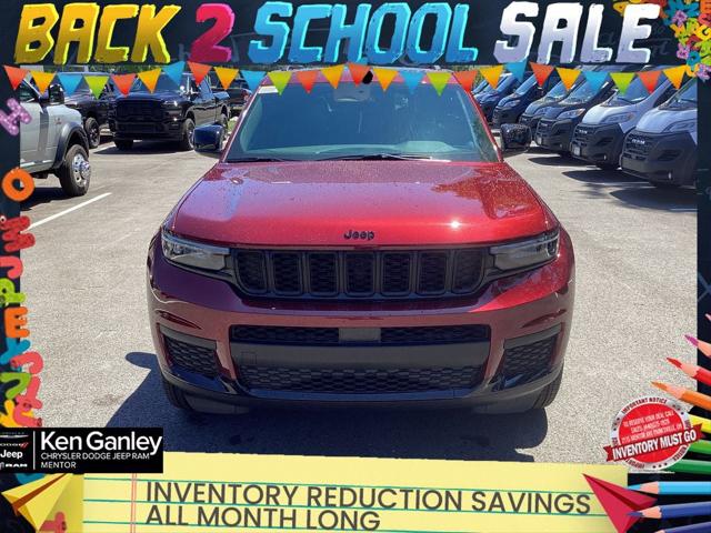 2025 Jeep Grand Cherokee GRAND CHEROKEE L ALTITUDE X 4X4 2025 Jeep Grand Cherokee GRAND CHEROKEE L ALTITUDE X 4X4