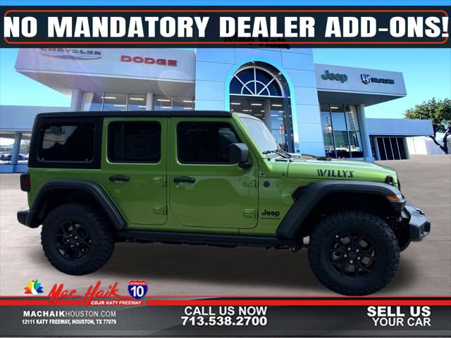 2025 Jeep Wrangler WRANGLER 4-DOOR WILLYS 2025 Jeep Wrangler WRANGLER 4-DOOR WILLYS