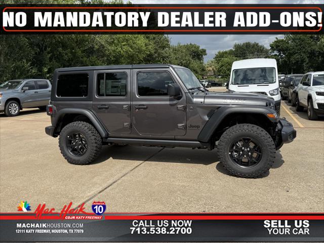 2025 Jeep Wrangler WRANGLER 4-DOOR WILLYS 2025 Jeep Wrangler WRANGLER 4-DOOR WILLYS