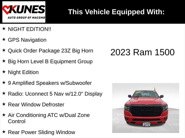 2023 RAM 1500 Big Horn Crew Cab 4x4 57 Box