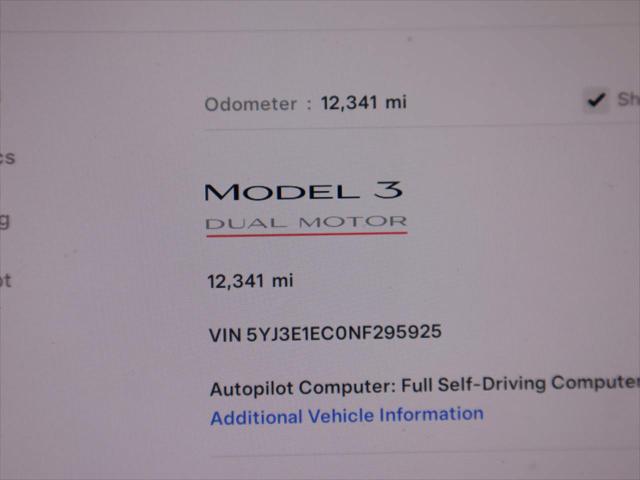 2022 Tesla Model 3 Performance Dual Motor All-Wheel Drive