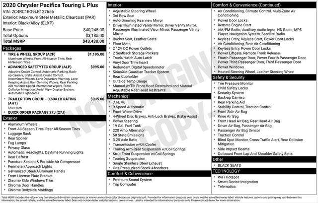2020 Chrysler Pacifica Touring L Plus