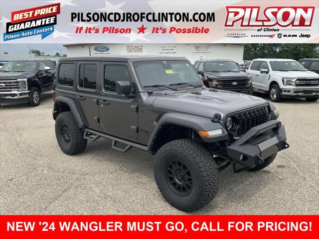 2024 Jeep Wrangler 4-Door Willys 4x4 for sale in Clinton, IN