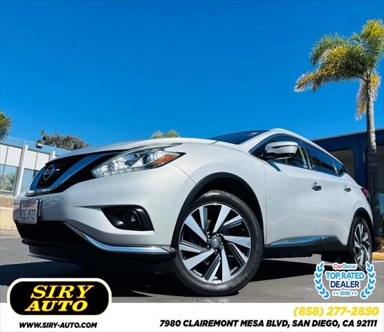 2018 Nissan Murano Platinum for sale in San Diego, CA