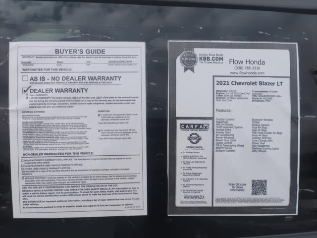 2021 Chevrolet Blazer FWD 2LT