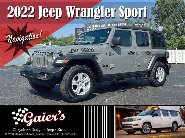 2022 Jeep Wrangler Unlimited Sport S 4x4