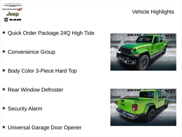 2025 Jeep Gladiator GLADIATOR HIGH TIDE 4X4 2025 Jeep Gladiator GLADIATOR HIGH TIDE 4X4
