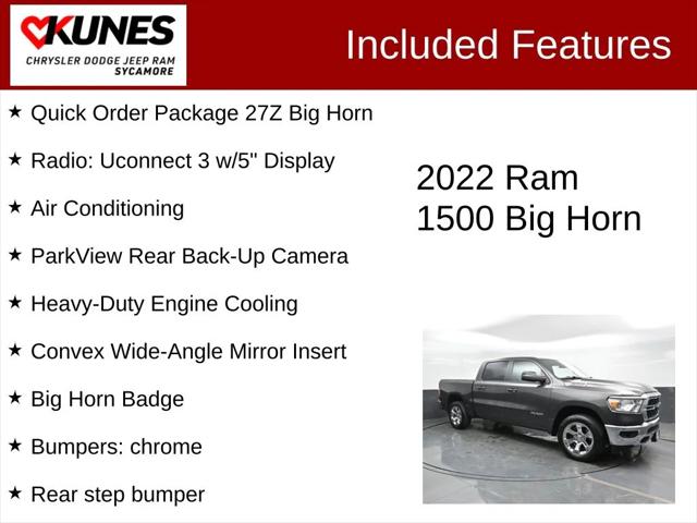 2022 RAM 1500 Big Horn Crew Cab 4x4 57 Box