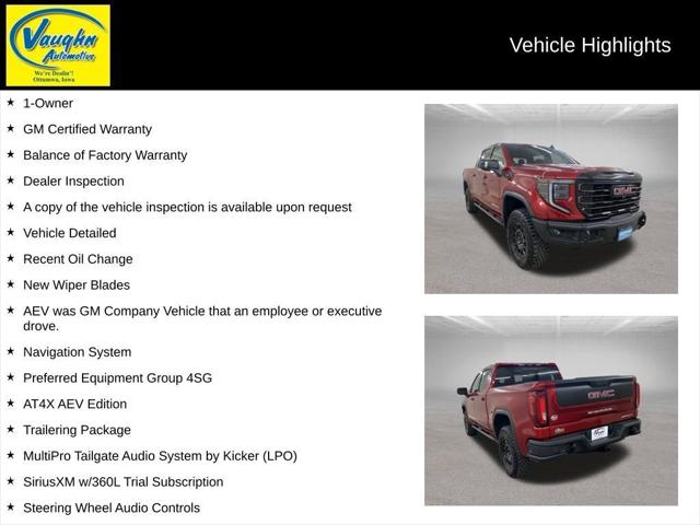 2025 GMC Sierra 1500 4WD Crew Cab Short Box AT4X