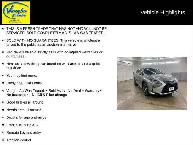 2017 Lexus RX 350 350